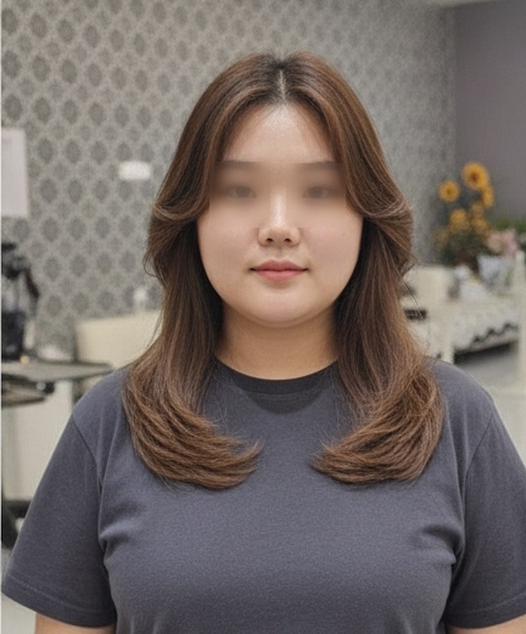 AI가 만든 헤어 사진
